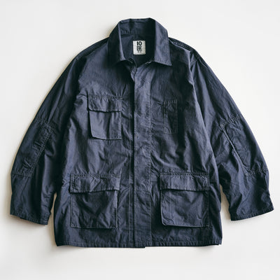 #1123P PDU-R (x TENBOX BDU-R Jacket) : reversible cotton ripstop chacoal
