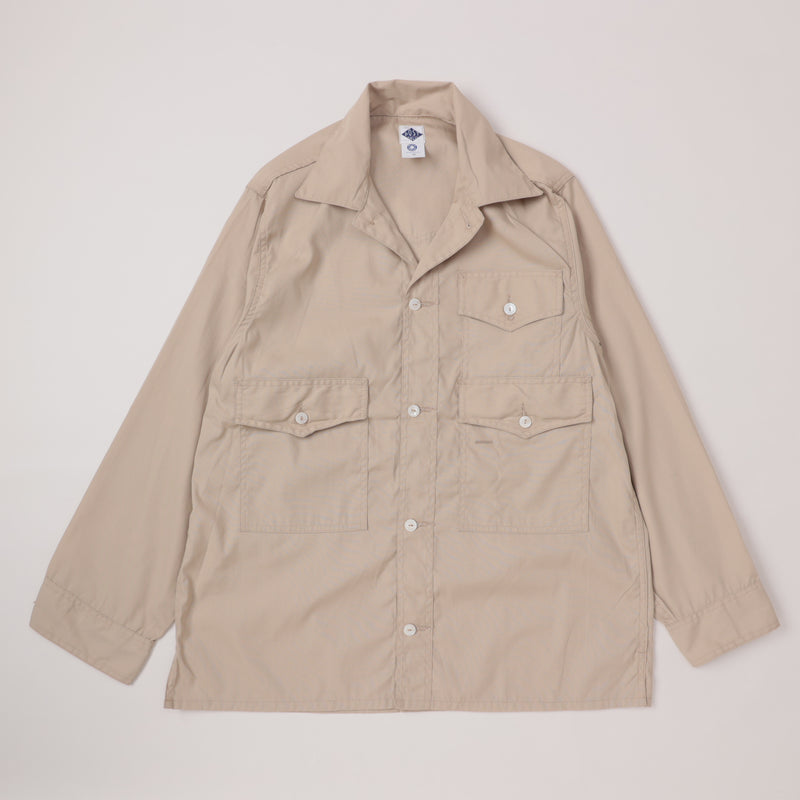 1185 Cruzer Jacket Special : polyester cotton shirting beige jk-21 "Dead Stock" / M